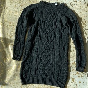 Black Moda Sweater Dress